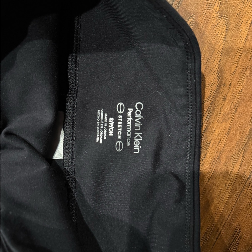 Calvin Klein Black Logo Leggings - Picture 4 of 5